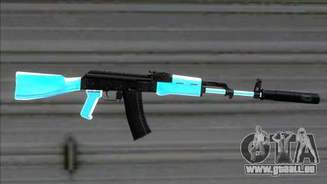 Weapons Pack Blue Evolution (ak47) pour GTA San Andreas