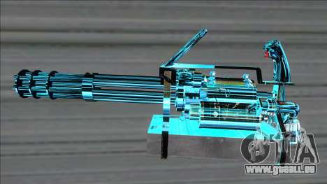 Weapons Pack Blue Evolution (minigun) pour GTA San Andreas