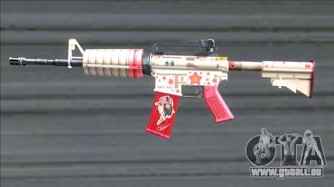 M4A1 Assault Rifle Skin 4 pour GTA San Andreas