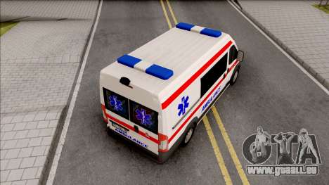 Fiat Ducato 2020 Serbian Ambulance pour GTA San Andreas