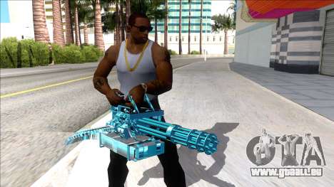 Weapons Pack Blue Evolution (minigun) pour GTA San Andreas