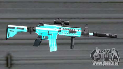 Weapons Pack Blue Evolution (m4) für GTA San Andreas