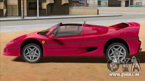 Ferrari F50 Spider 1995 [RHA] pour GTA San Andreas