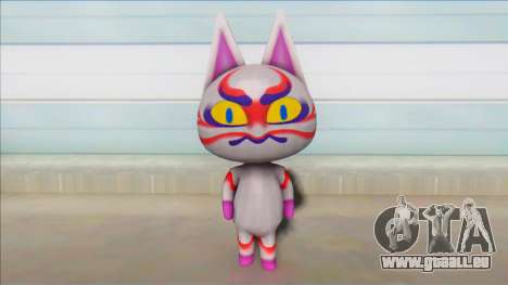 Animal Crossing Nude Cat Skin V21 für GTA San Andreas
