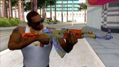 CSGO AK-47 Case Hardened für GTA San Andreas
