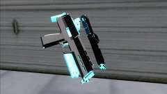 Weapons Pack Blue Evolution (microuzi) für GTA San Andreas