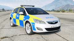 Vauxhall Astra British Police für GTA 5