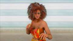GTA Online Female Big Afro Dress V2 für GTA San Andreas