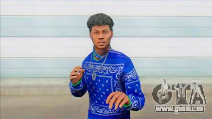 Skin Blueface pour GTA San Andreas