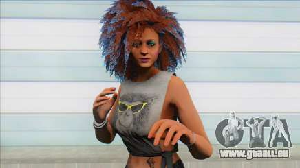 GTA Online Skin Ramdon Female Big Afro 1 für GTA San Andreas