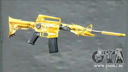 CrossFires M4A1 Iron Beast Noble Gold für GTA San Andreas