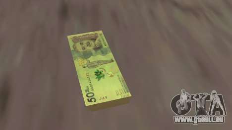 Billet de 50k pesos colombiens pour GTA San Andreas