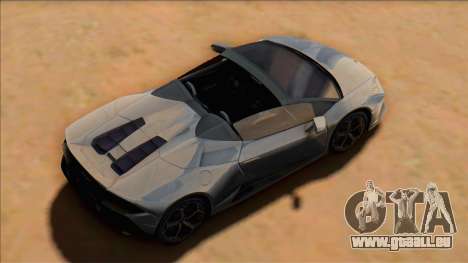 2020 Lamborghini Huracan EVO Spyder pour GTA San Andreas