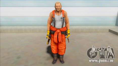 Dead Or Alive 5 - Bass Armstrong (Costume 2) V2 pour GTA San Andreas