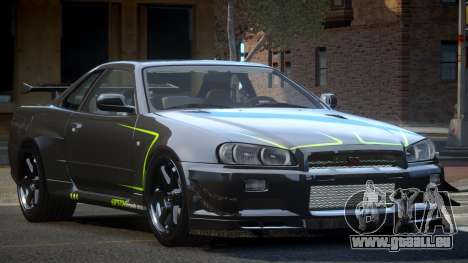 Nissan Skyline PSI R34 L9 für GTA 4