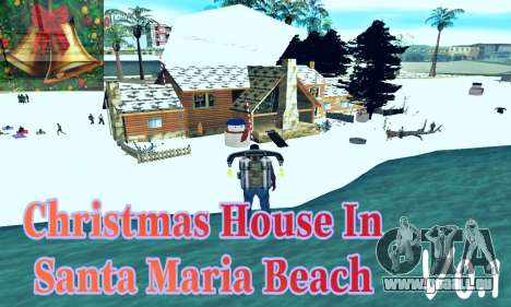 Weihnachtshaus und Santa Maria Beach v0.1 für GTA San Andreas