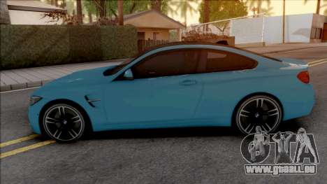 BMW M4 F82 2018 Blue pour GTA San Andreas