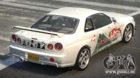 Nissan Skyline PSI R34 L1 für GTA 4