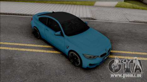 BMW M4 F82 2018 Blue pour GTA San Andreas