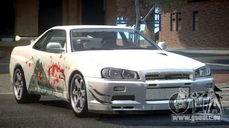 Nissan Skyline PSI R34 L1 für GTA 4