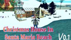 Weihnachtshaus und Santa Maria Beach v0.1 für GTA San Andreas