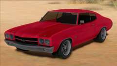 Chevrolet Chevelle SS Red für GTA San Andreas