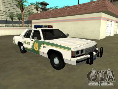 Ford LTD Crown Victoria 1991 Miami Dade M Police pour GTA San Andreas