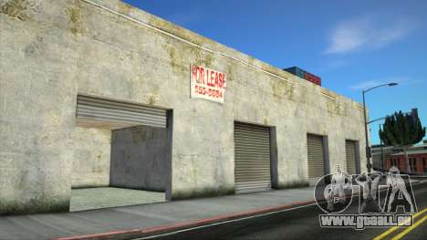 Offene Garagenbox im Industriegebiet San Fierro für GTA San Andreas