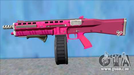 GTA V Vom Feuer Assault Shotgun Pink V5 für GTA San Andreas