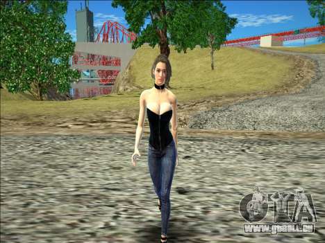 Jill Valentine Sexy Korsett für GTA San Andreas