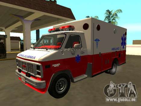 GMC Vandura 1985 Ambulance pour GTA San Andreas