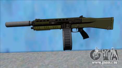 GTA V Vom Feuer Assault Shotgun Green V7 für GTA San Andreas