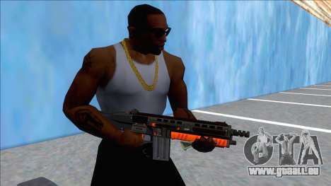 GTA V Vom Feuer Assault Shotgun Orange V10 für GTA San Andreas