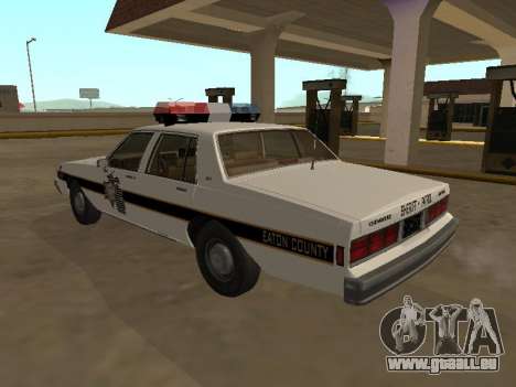 Chevrolet Caprice 1987 Eaton County Sheriff Patr für GTA San Andreas
