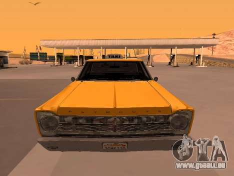 Plymouth Belvedere 4 portes 1965 Taxi pour GTA San Andreas