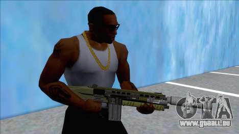GTA V Vom Feuer Assault Shotgun Green V2 für GTA San Andreas