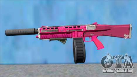 GTA V Vom Feuer Assault Shotgun Pink V3 pour GTA San Andreas