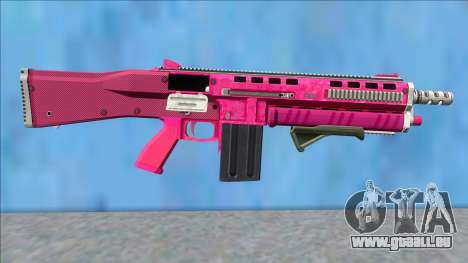 GTA V Vom Feuer Assault Shotgun Pink V10 für GTA San Andreas