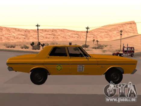 Plymouth Belvedere 4 portes 1965 Taxi pour GTA San Andreas