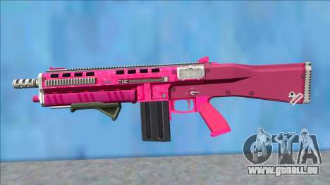 GTA V Vom Feuer Assault Shotgun Pink V6 für GTA San Andreas