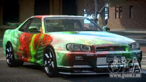 1999 Nissan Skyline R34 GT-R L3 für GTA 4