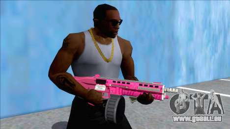 GTA V Vom Feuer Assault Shotgun Pink V9 für GTA San Andreas