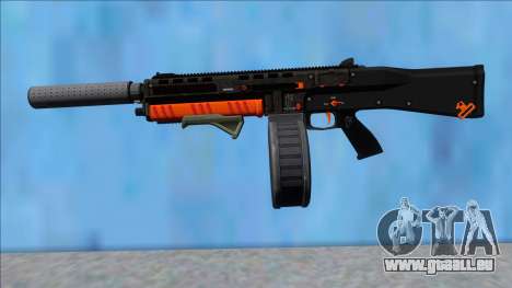 GTA V Vom Feuer Assault Shotgun Orange V13 für GTA San Andreas