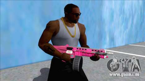 GTA V Vom Feuer Assault Shotgun Pink V11 für GTA San Andreas