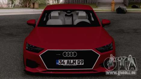 Audi A7 2020 TR Plates pour GTA San Andreas