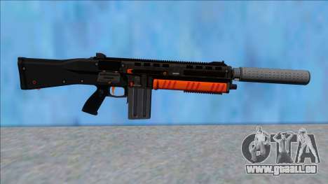 GTA V Vom Feuer Assault Shotgun Orange V8 für GTA San Andreas