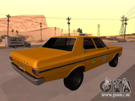 Plymouth Belvedere 4 portes 1965 Taxi pour GTA San Andreas