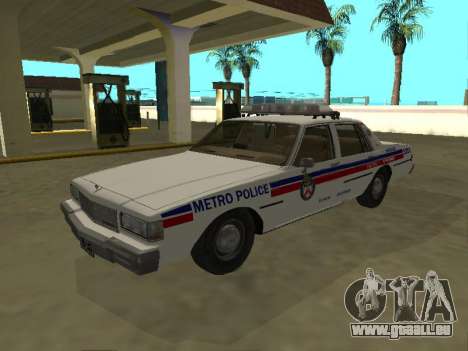 Chevrolet Caprice 1987 Police du métro de Toront pour GTA San Andreas
