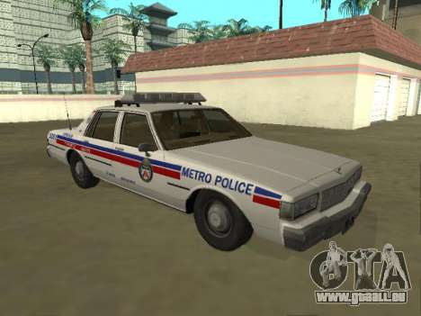 Chevrolet Caprice 1987 Toronto Metro Police für GTA San Andreas