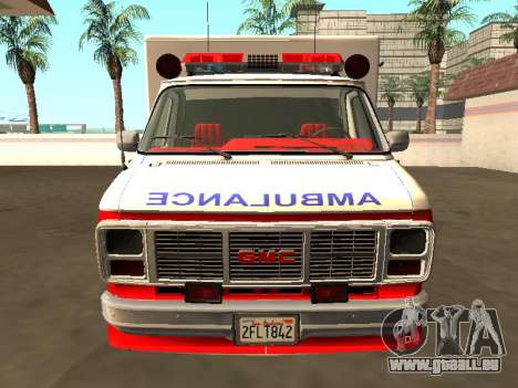 GMC Vandura 1985 Krankenwagen für GTA San Andreas